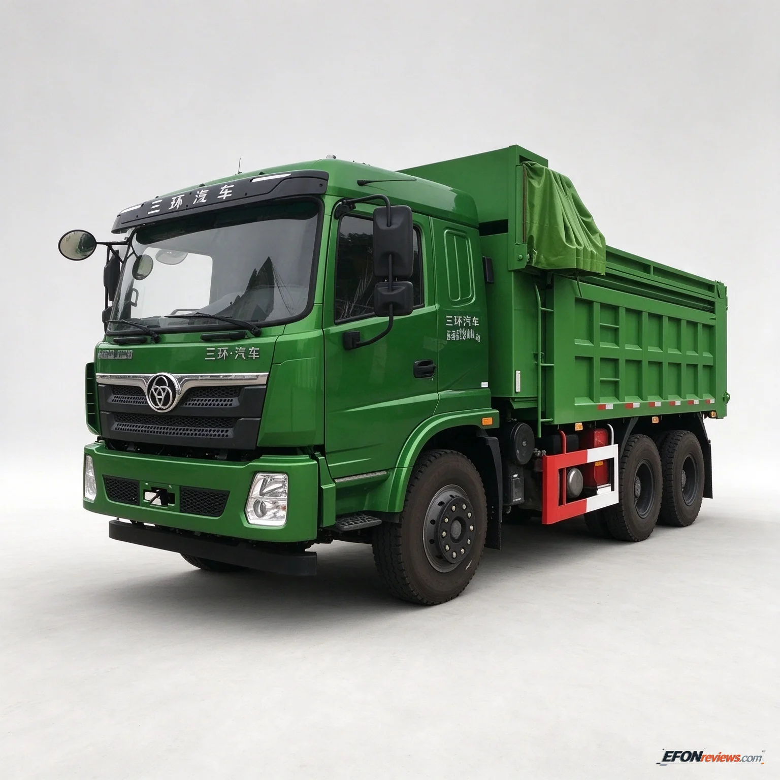Tri-Ring T5 Semi-High Roof 6×4 Heavy-Duty Dump Truck (380HP)-