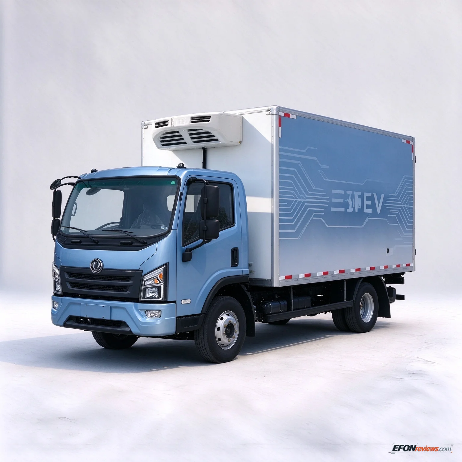 Tri-Ring 4×2 EV Refrigerated Truck-100.46kWh-
