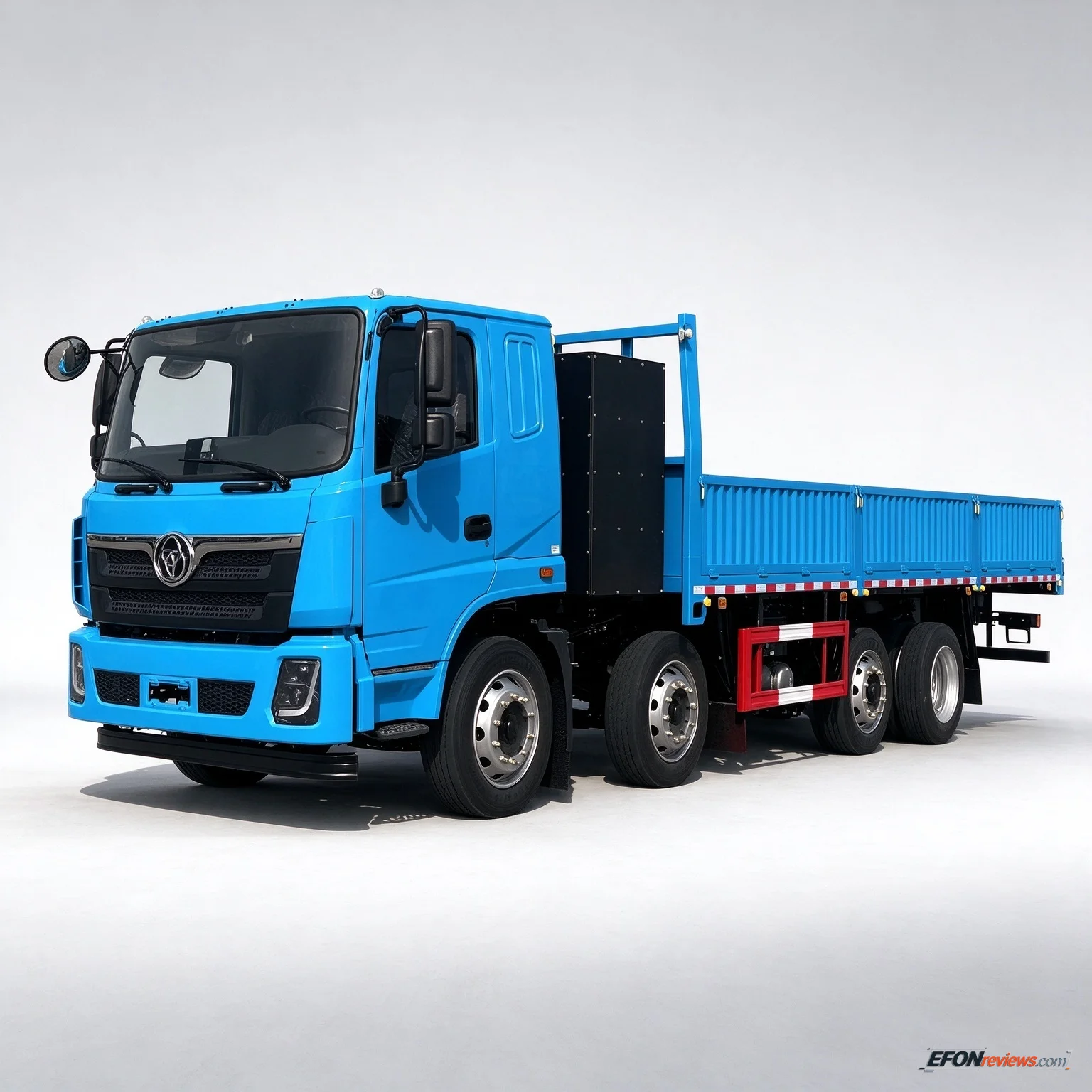 Tri-Ring 8x2 EV Cargo Truck-352kWh-