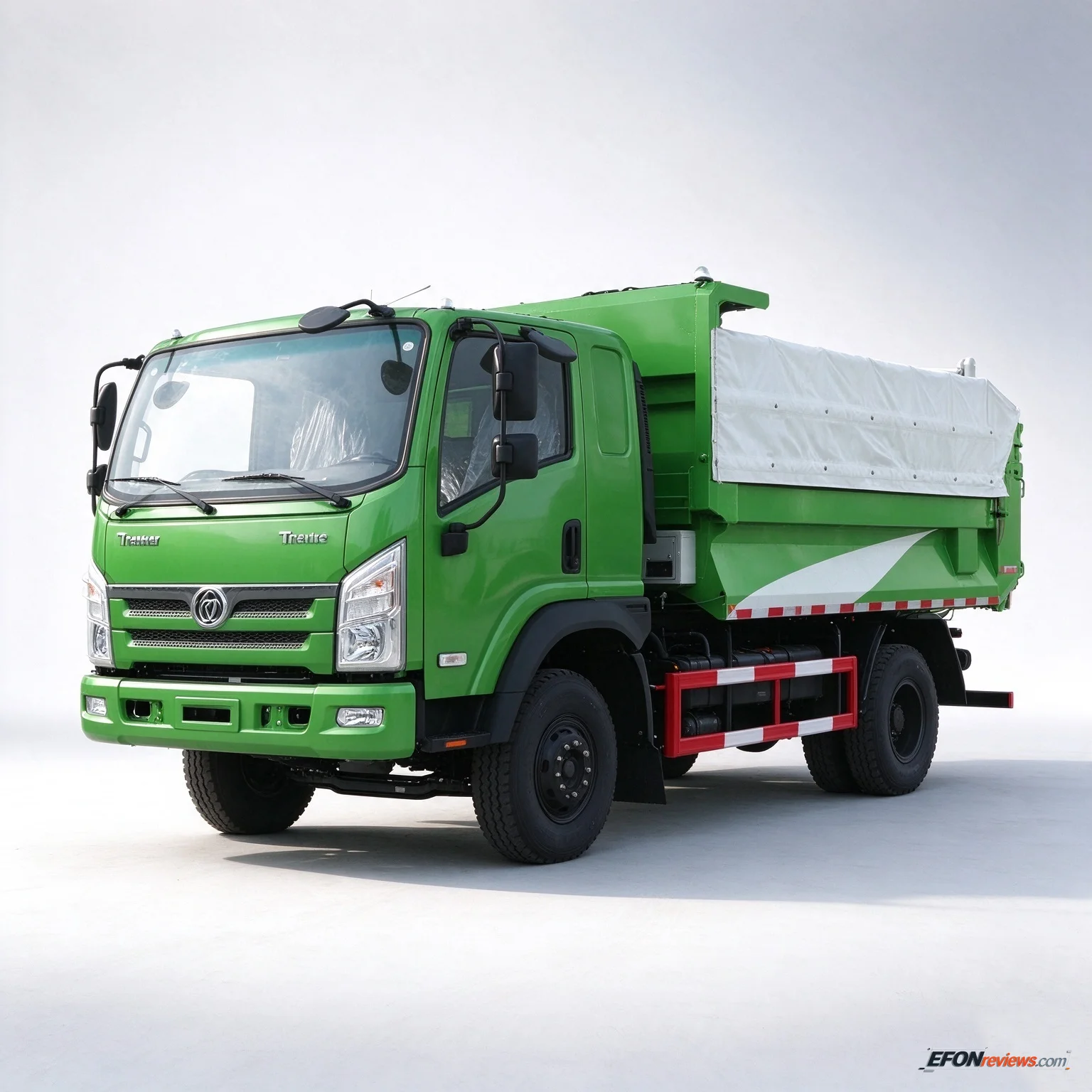 Tri-Ring 4x2 EV Dump Truck-165kWh-