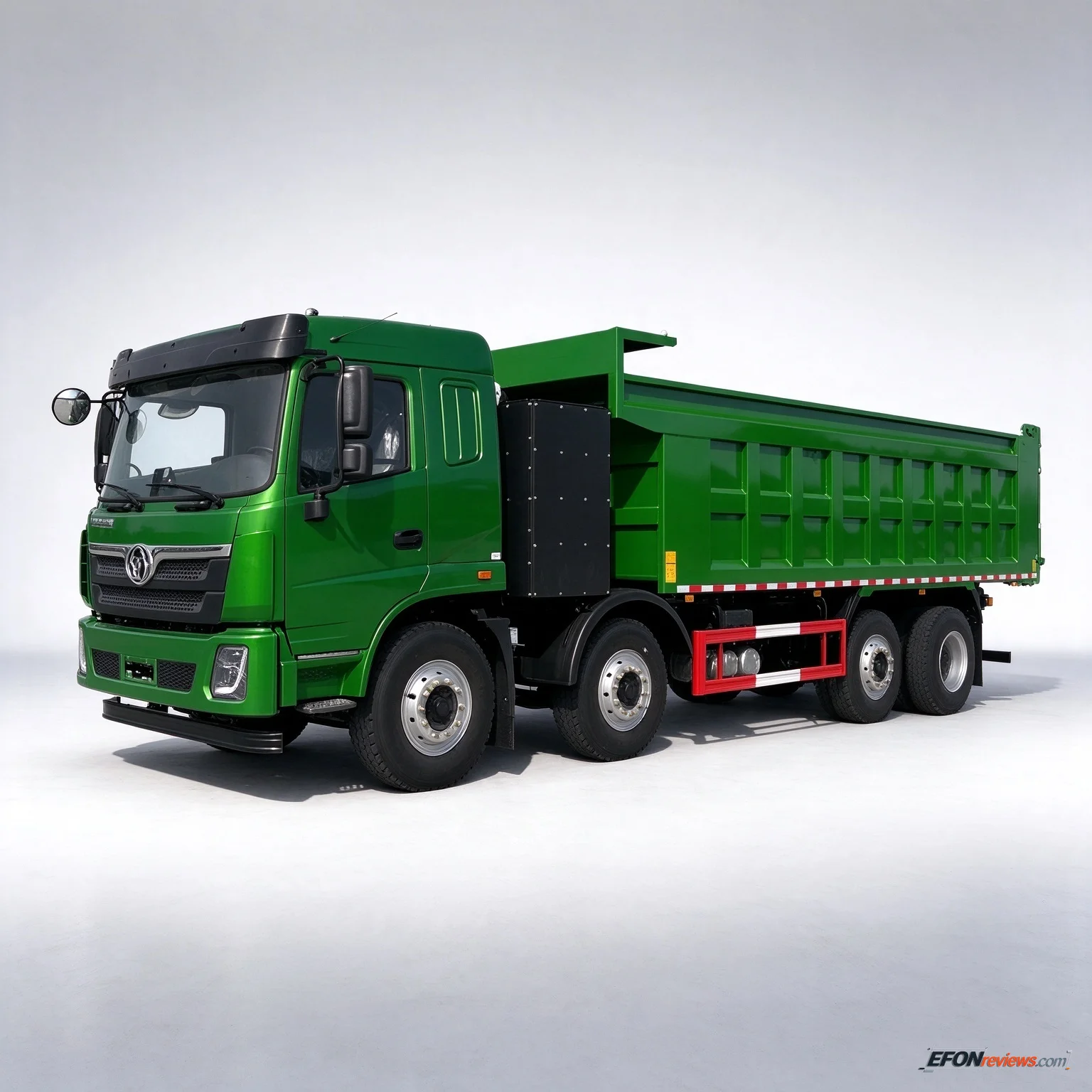 Tri-Ring 8x2 EV Dump Truck-352kWh-
