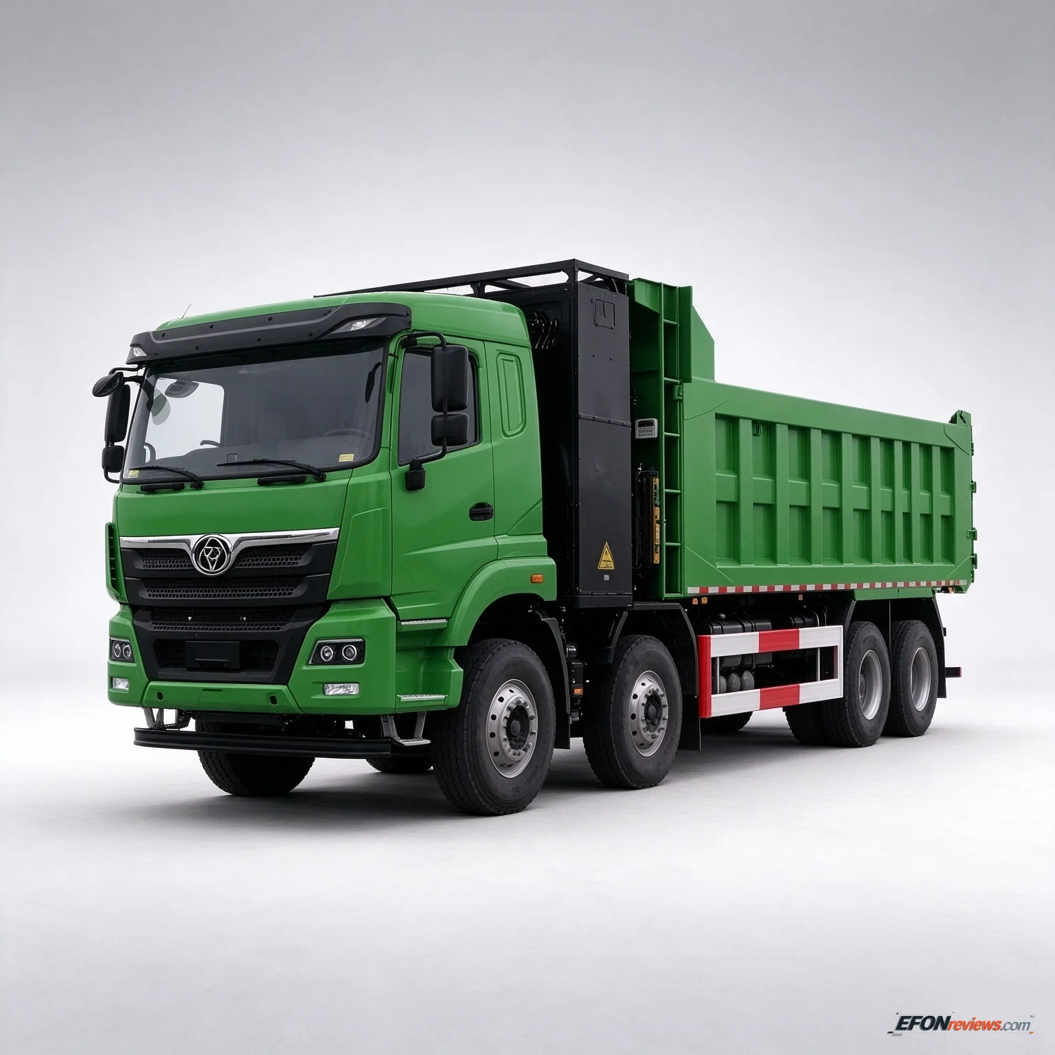 Tri-Ring 8x4 EV Dump Truck-357kWh-